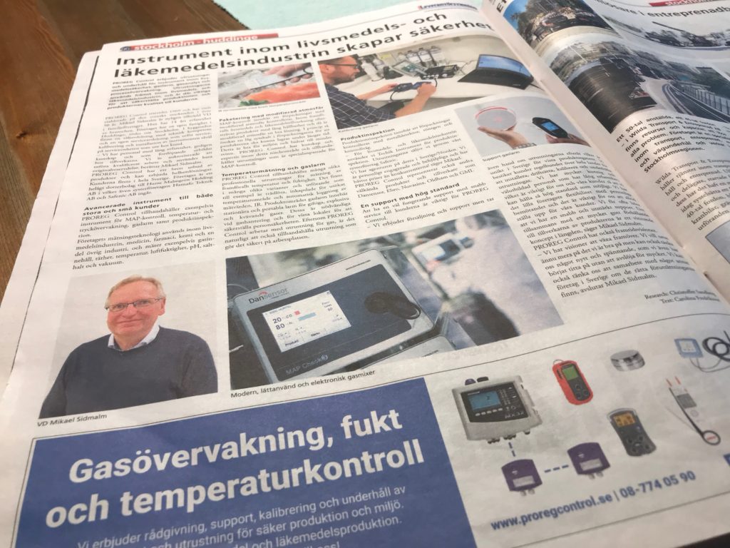 PROREG i Svensk Leverantörstidning